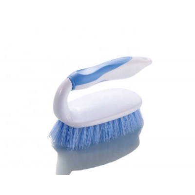 Scrub Brush Comfort Grip  Stiff Bristles  Heavy Duty Cleaning Brushes for Bathroom Shower Sink Carpet Floor